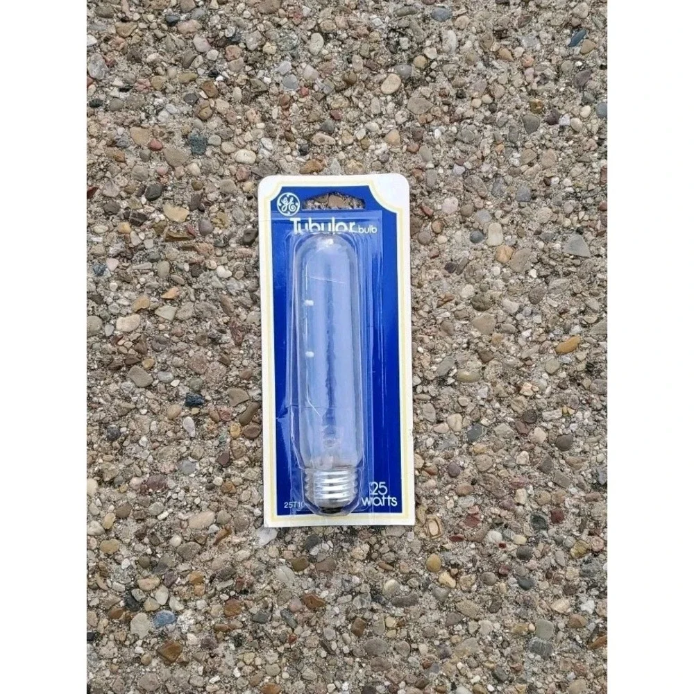 Vintage ● NOS ● Tubular Light Bulb 25W 120V ● GE25T10 appliances/aquariums/ect.
